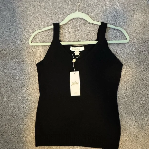 Lilly Pulitzer Black Cardigan with White Floral Accents - Picture 2 of 7